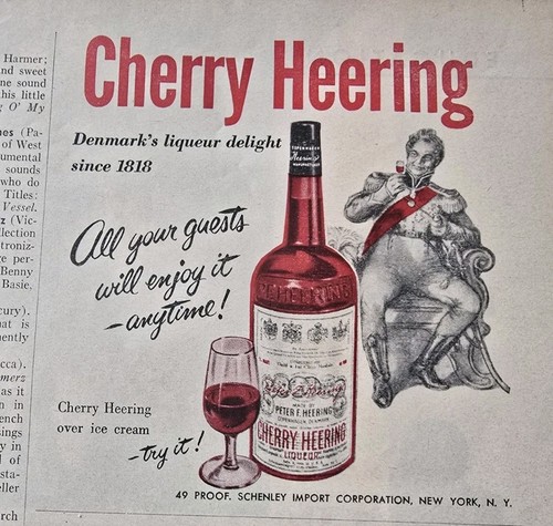 1955 cherry heering denmark - 1955, denmark's