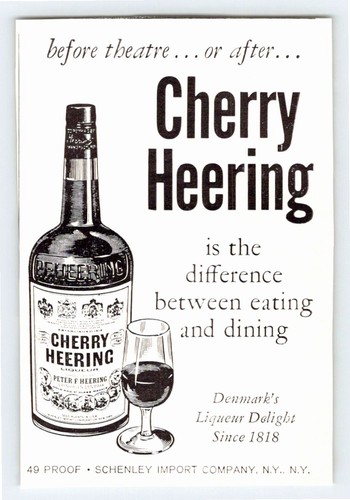 1963 cherry heering liqueur - 1963,